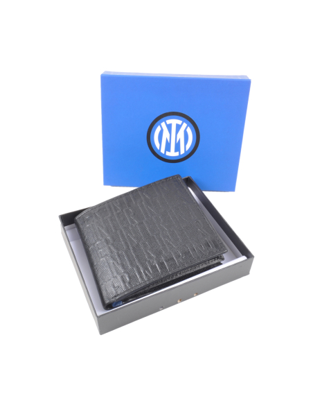 PORTAFOGLIO SAFFIANO SLIM 100% PELLE INTER