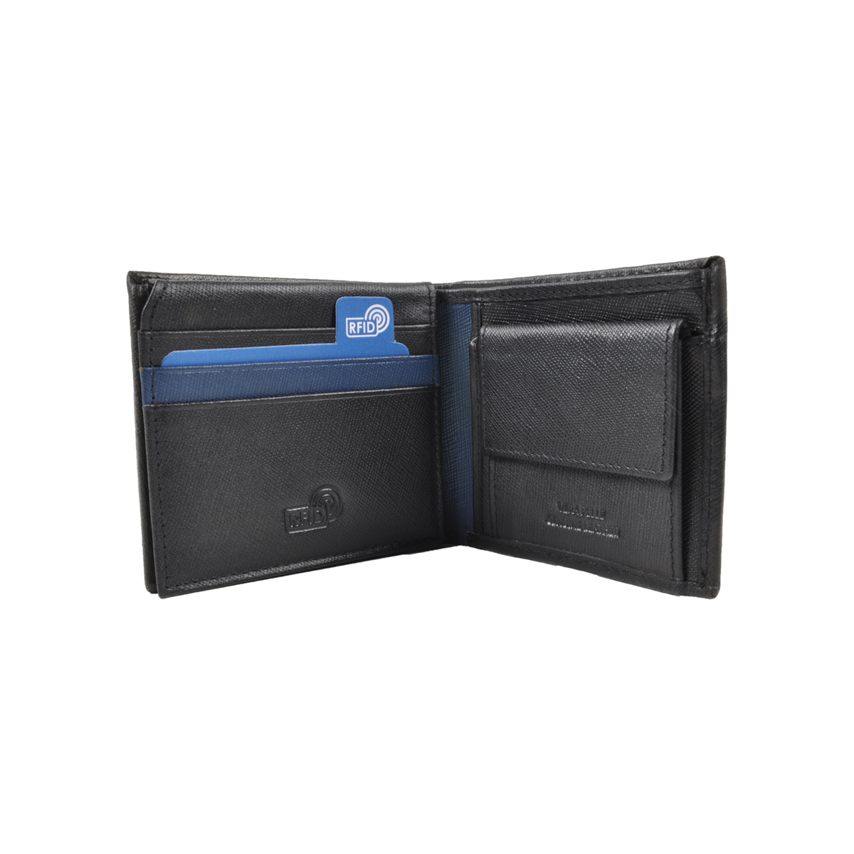 PORTAFOGLIO SAFFIANO SLIM 100% PELLE INTER