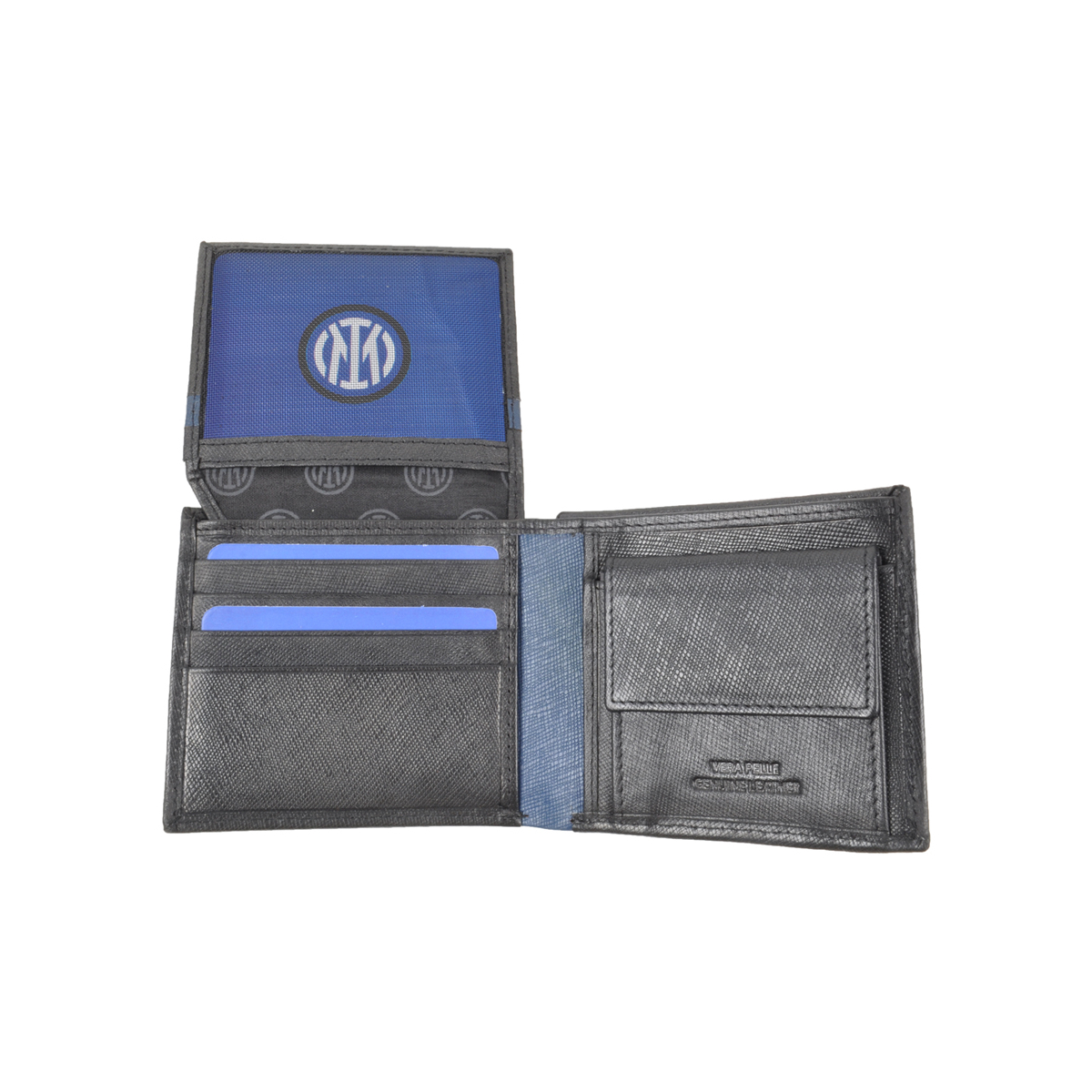 PORTAFOGLIO SAFFIANO SLIM 100% PELLE INTER