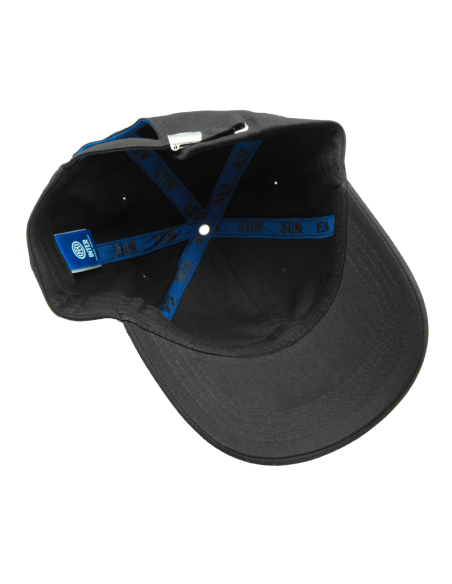 CAPPELLO BASEBALL PATCH PELLE PICC. RICAMO ROYAL 100%CO INTER