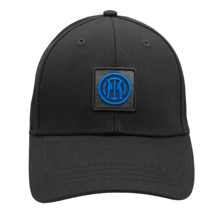 CAPPELLO BASEBALL PATCH PELLE PICC. RICAMO ROYAL 100%CO INTER