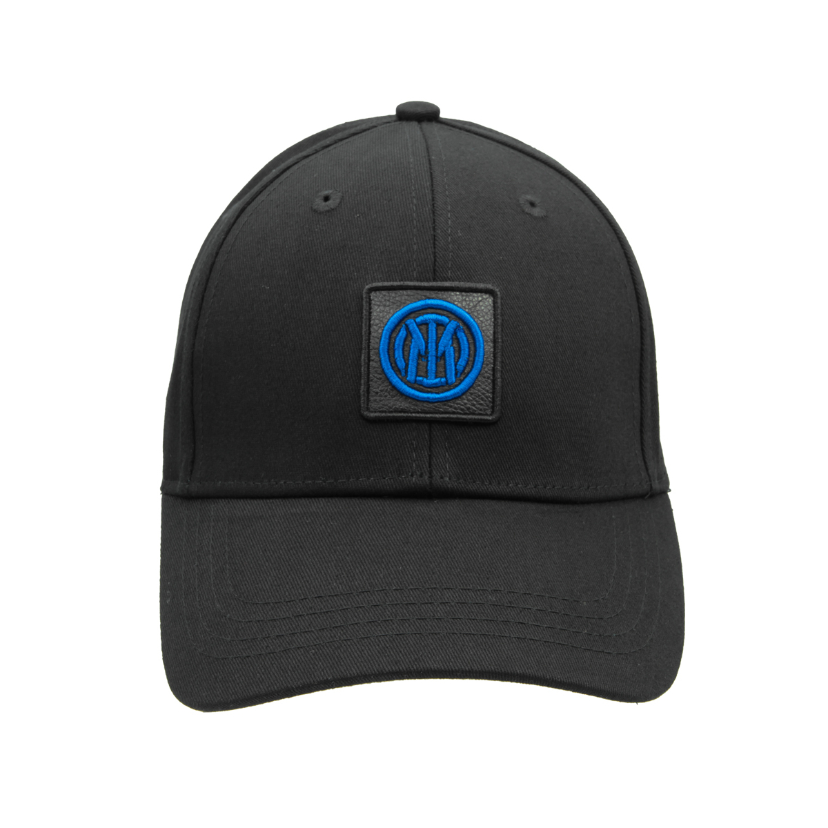 CAPPELLO BASEBALL PATCH PELLE PICC. RICAMO ROYAL 100%CO INTER