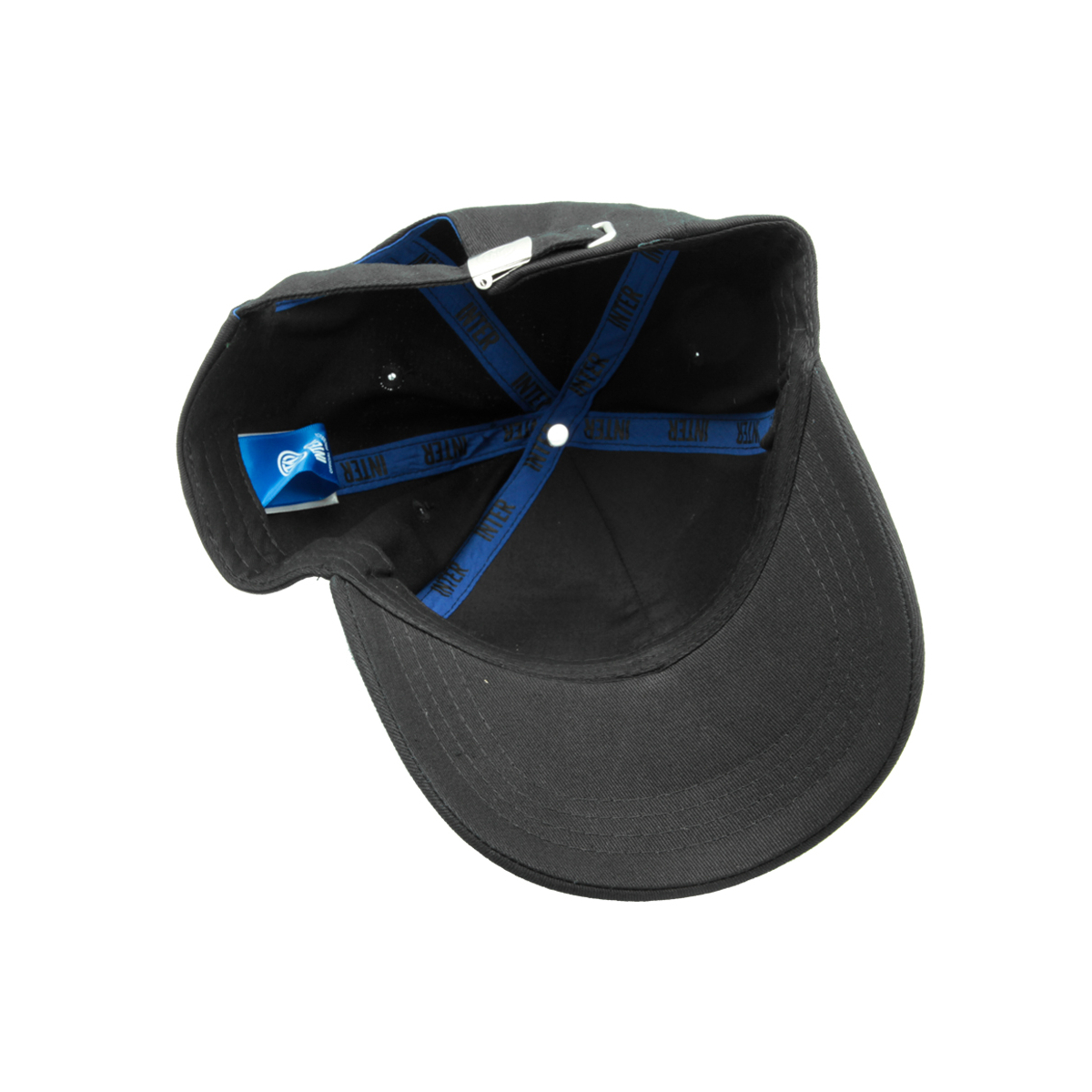 CAPPELLO BASEBALL PATCH PELLE PICC .RICAMO NERO 100%CO INTER
