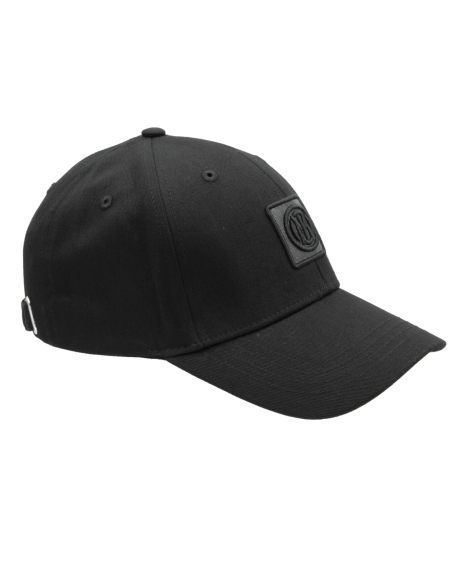 CAPPELLO BASEBALL PATCH PELLE PICC .RICAMO NERO 100%CO INTER
