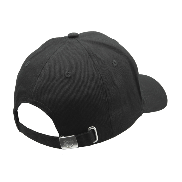 CAPPELLO BASEBALL PATCH PELLE PICC .RICAMO NERO 100%CO INTER 2