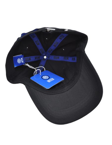 CAPPELLO BASEBALL PATCH PELLE RICAMO 100%CO INTER