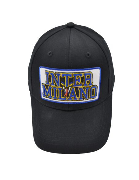 CAPPELLO BASEBALL PATCH PELLE RICAMO 100%CO INTER