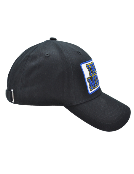 CAPPELLO BASEBALL PATCH PELLE RICAMO 100%CO INTER