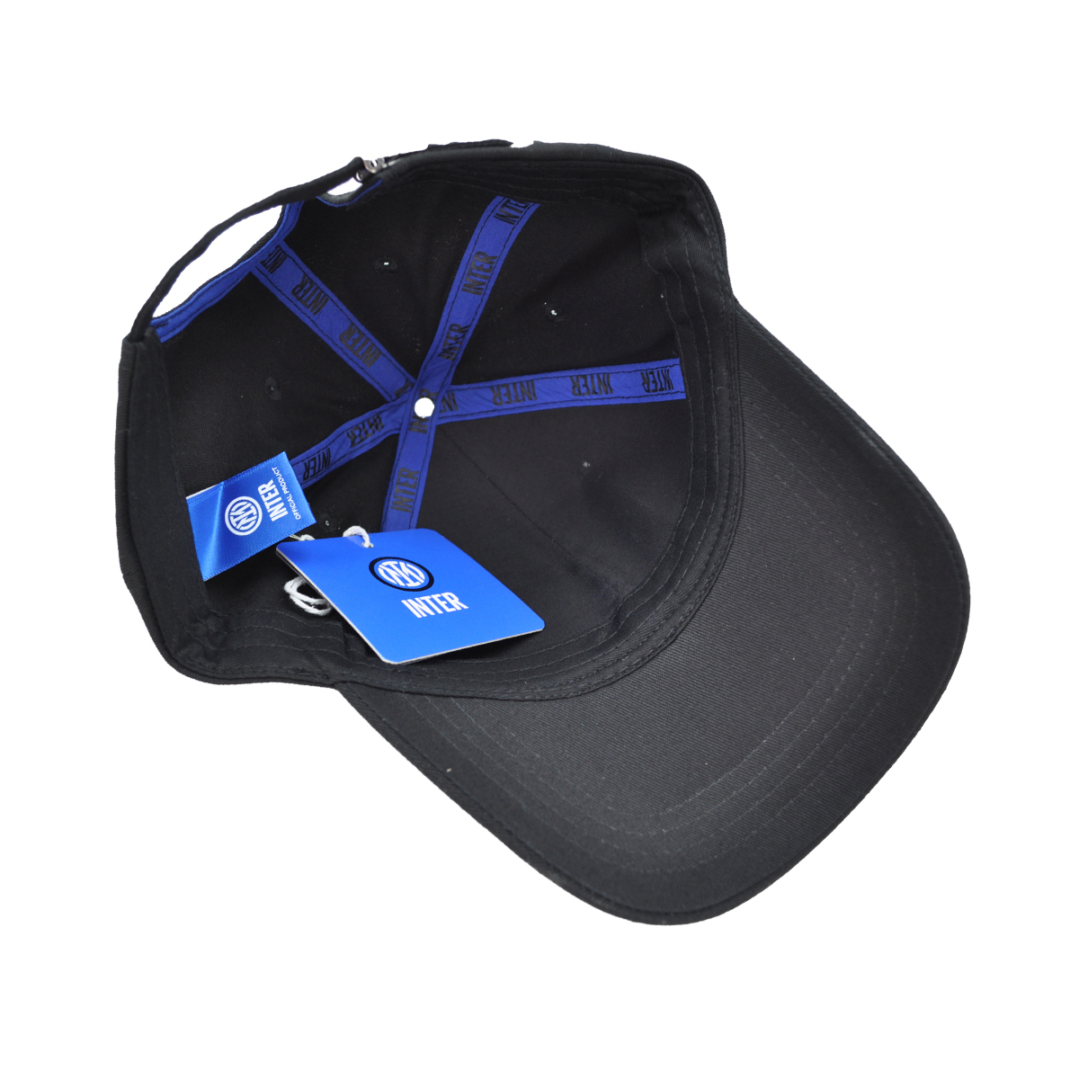 CAPPELLO BASEBALL PATCH PELLE RICAMO 100%CO INTER