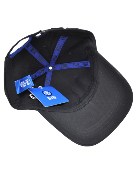 CAPPELLO BASEBALL PATCH PELLE RICAMO 100%CO INTER