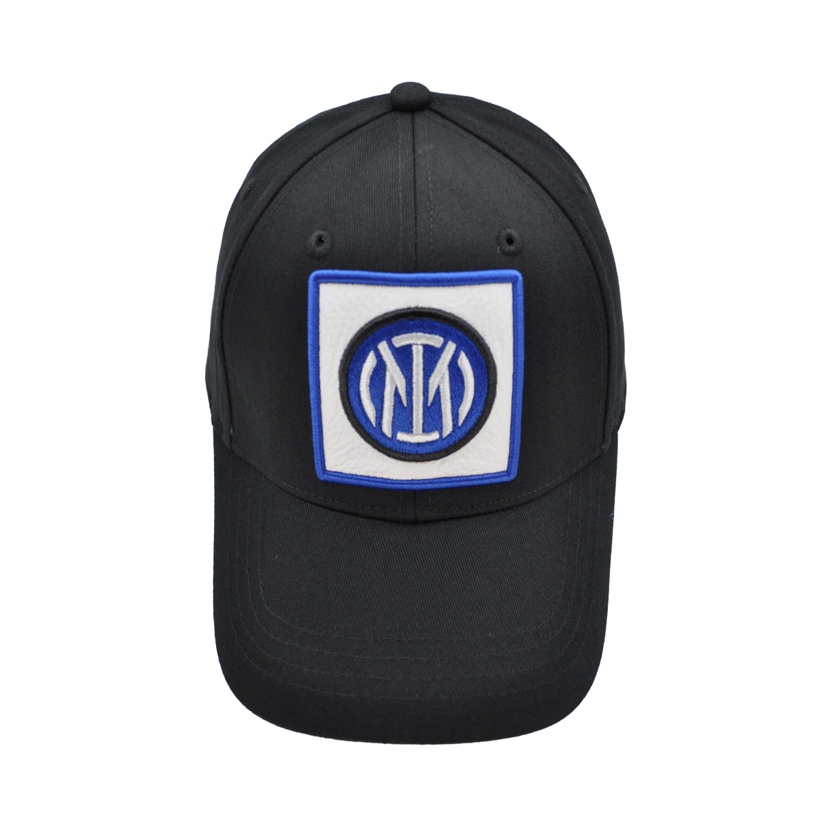 CAPPELLO BASEBALL PATCH PELLE RICAMO 100%CO INTER