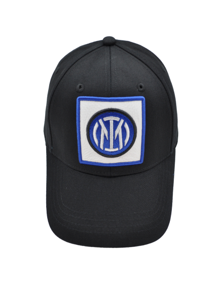 CAPPELLO BASEBALL PATCH PELLE RICAMO 100%CO INTER