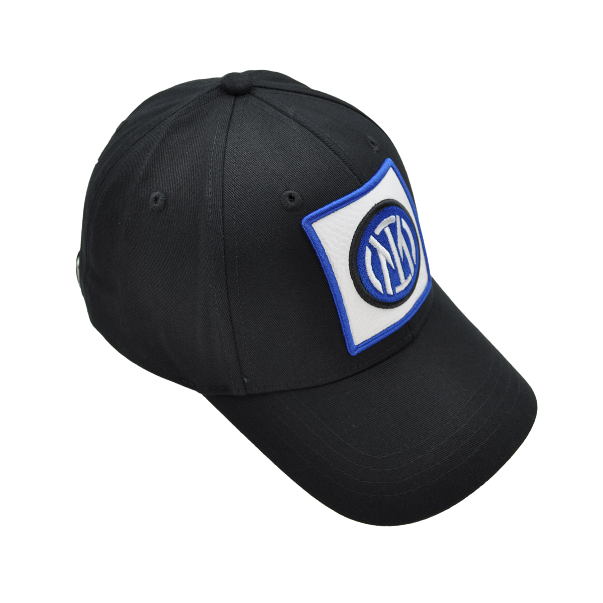 CAPPELLO BASEBALL PATCH PELLE RICAMO 100%CO INTER
