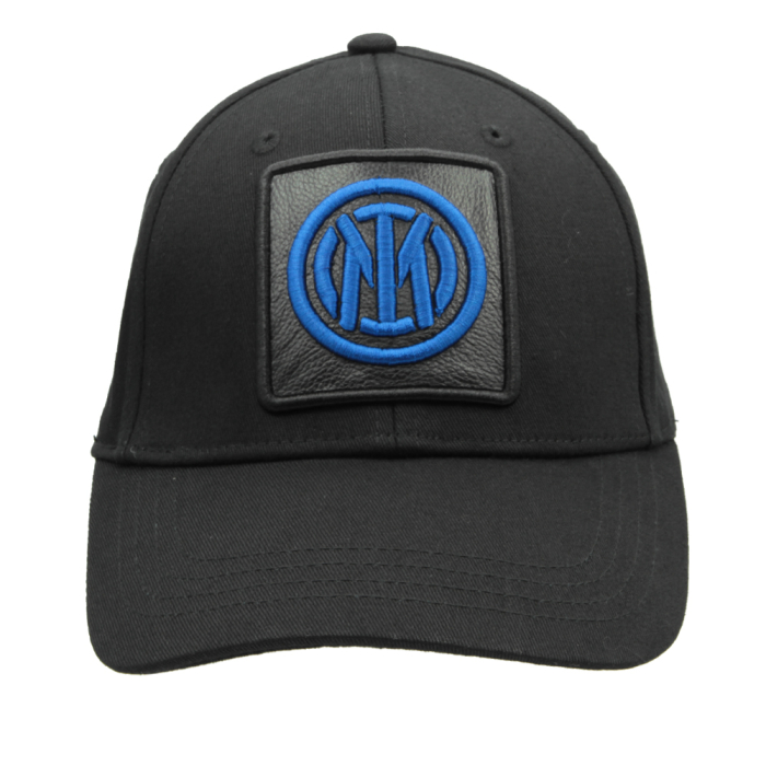 CAPPELLO BASEBALL PATCH PELLE RICAMO 100%CO INTER