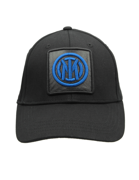 CAPPELLO BASEBALL PATCH PELLE RICAMO 100%CO INTER