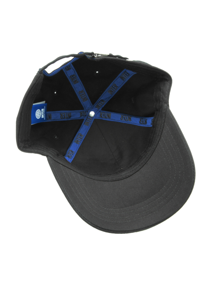 CAPPELLO BASEBALL PATCH PELLE RICAMO 100%CO INTER