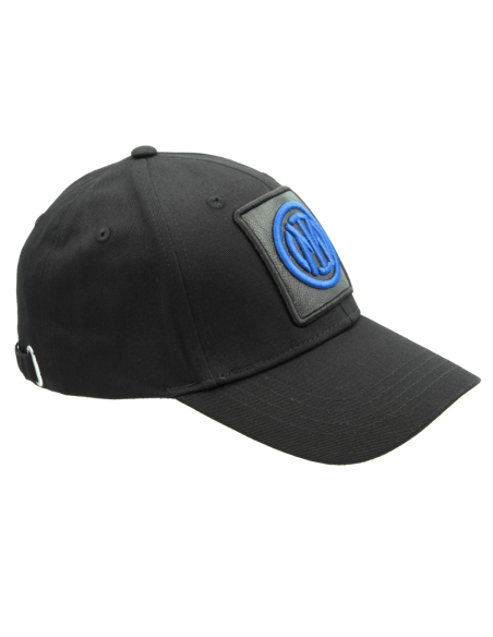 CAPPELLO BASEBALL PATCH PELLE RICAMO 100%CO INTER