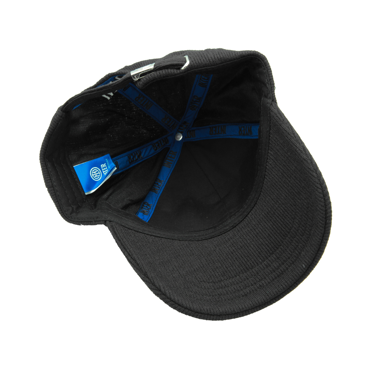 CAPPELLO BASEBALL MAGLIA RICAMO NERO 65%PL 25%PC 10%VI INTER