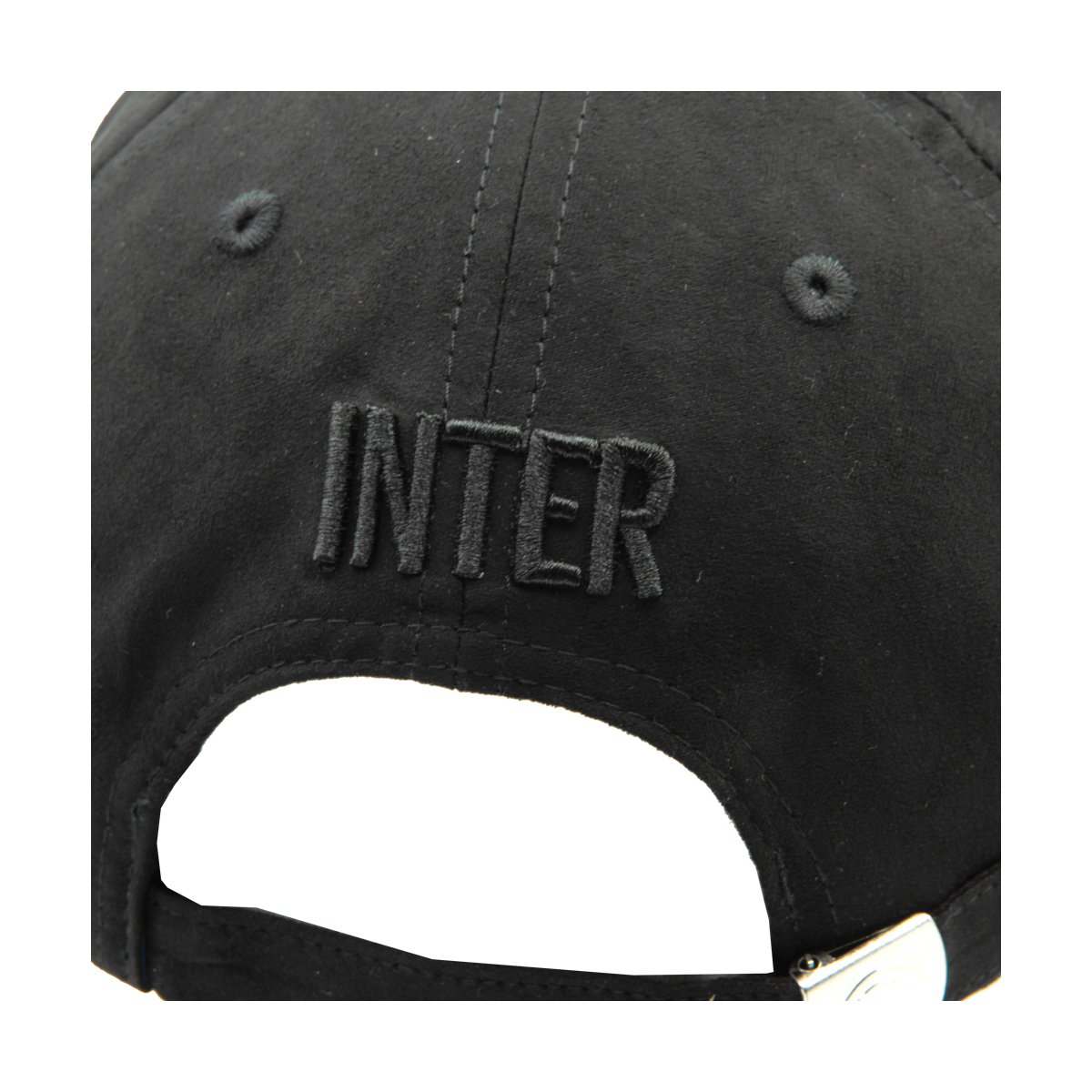 CAPPELLO BASEBALL ALCANTARA RICAMO NERO 100%PL INTER