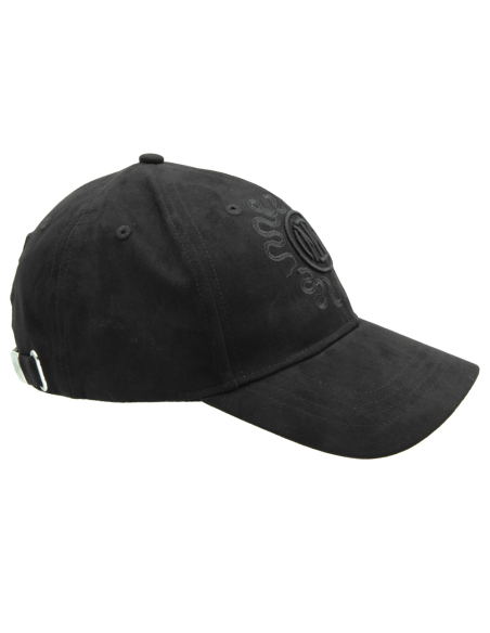 CAPPELLO BASEBALL ALCANTARA RICAMO NERO 100%PL INTER
