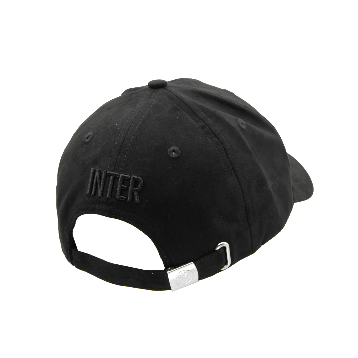 CAPPELLO BASEBALL ALCANTARA RICAMO NERO 100%PL INTER