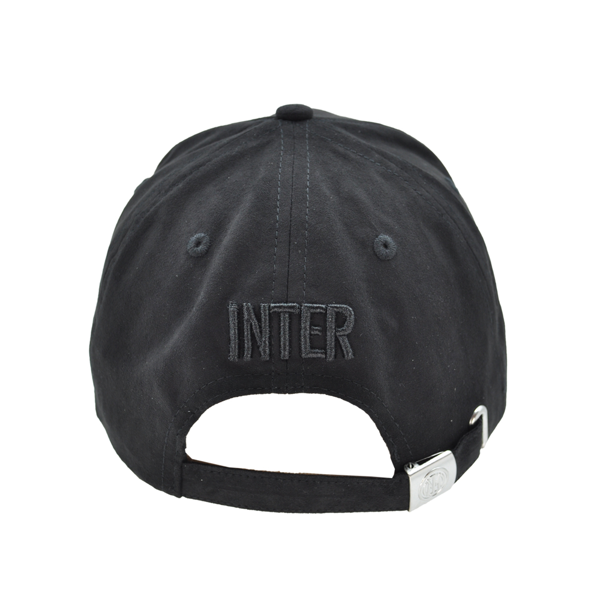 CAPPELLO BASEBALL ALCANTARA LOGO METALLO 100%PL INTER