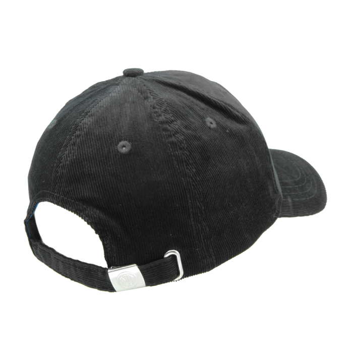 CAPPELLO BASEBALL VELLUTO RICAMO NERO 100%CO INTER 2
