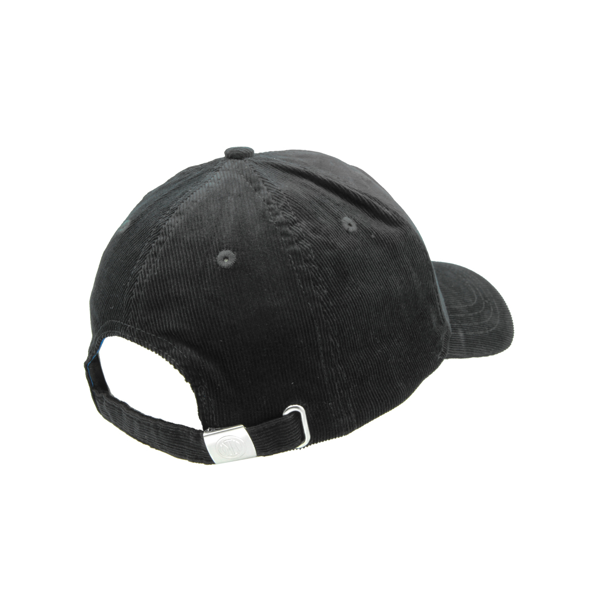 CAPPELLO BASEBALL VELLUTO RICAMO NERO 100%CO INTER