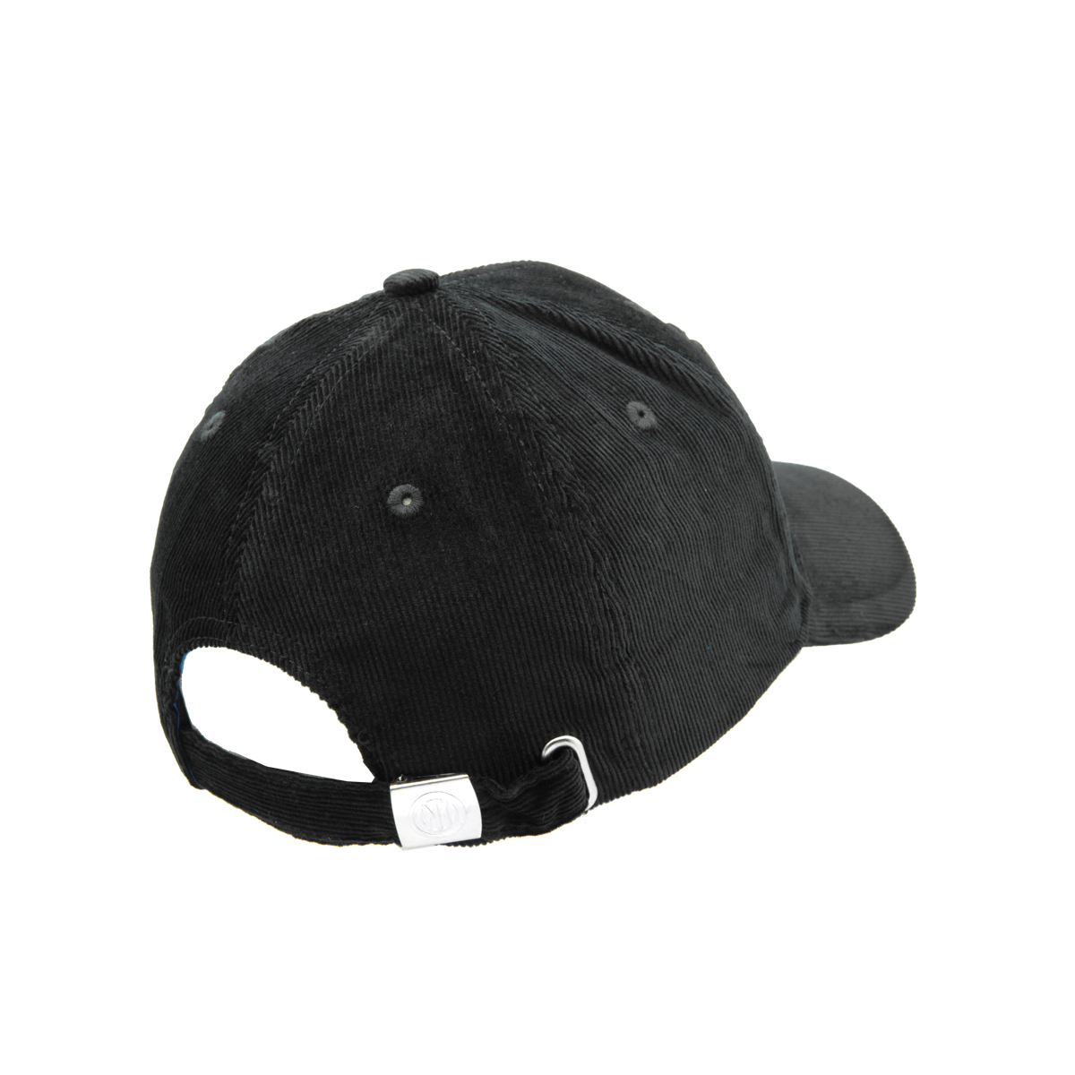 CAPPELLO BASEBALL VELLUTO RICAMO NERO 100%CO INTER
