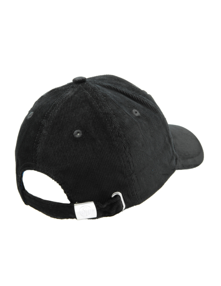 CAPPELLO BASEBALL VELLUTO RICAMO NERO 100%CO INTER