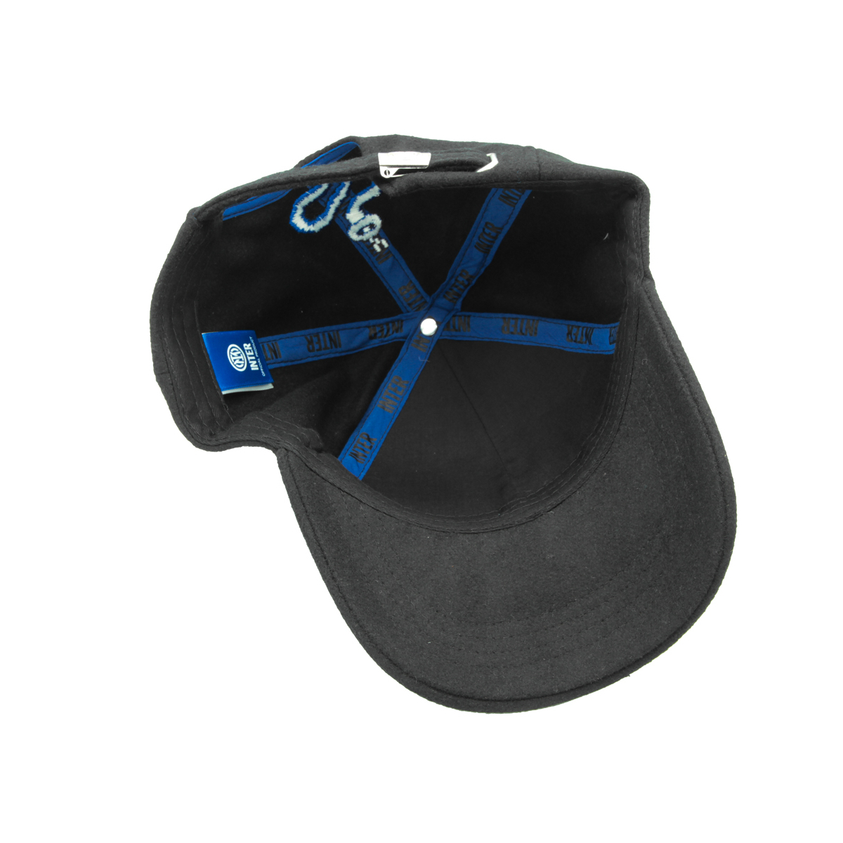 CAPPELLO BASEBALL FELTRO RICAMO  100%PL INTER