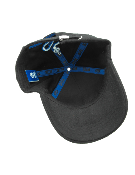 CAPPELLO BASEBALL FELTRO RICAMO  100%PL INTER