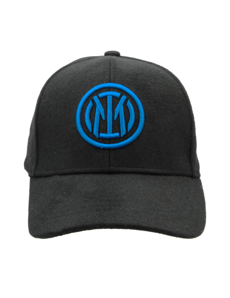 CAPPELLO BASEBALL FELTRO RICAMO  100%PL INTER