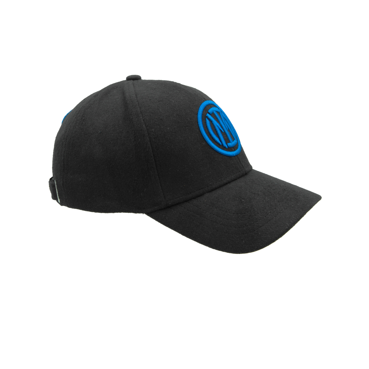 CAPPELLO BASEBALL FELTRO RICAMO  100%PL INTER