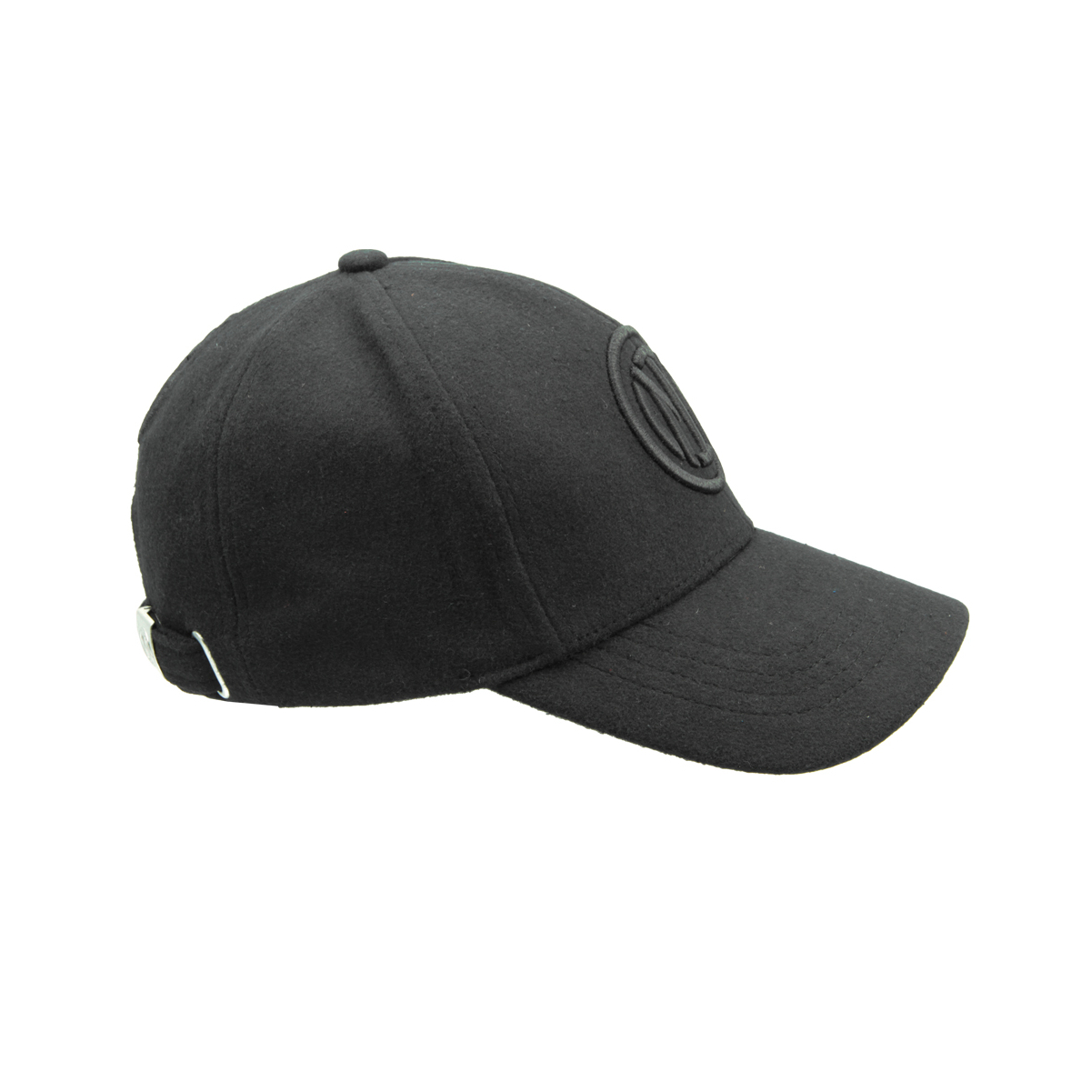 CAPPELLO BASEBALL FELTRO RICAMO NERO 100%PL INTER