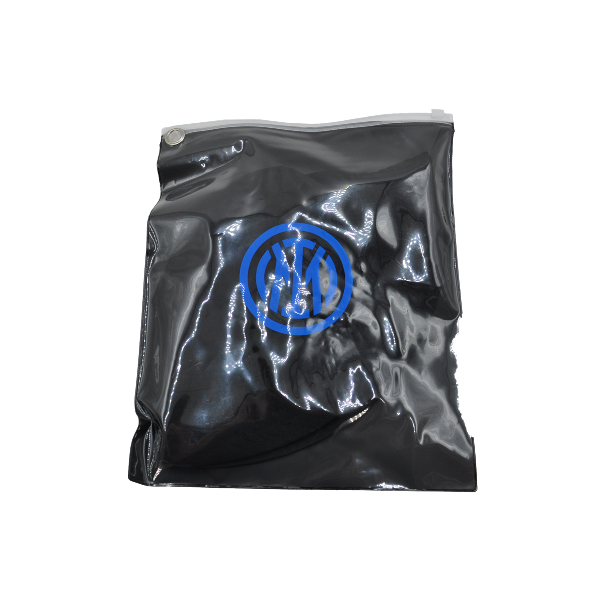 CAPPELLO PESCATORE ALCANTARA DOUBLE FACE NYLON RICAMO NERO 50%PU 50%PL INTER