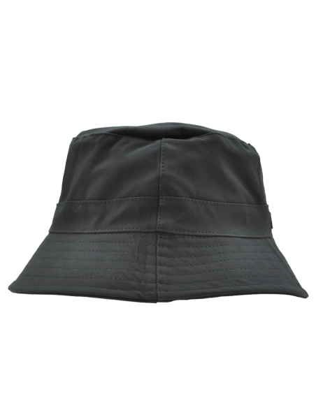 CAPPELLO PESCATORE ALCANTARA DOUBLE FACE NYLON RICAMO NERO 50%PU 50%PL INTER