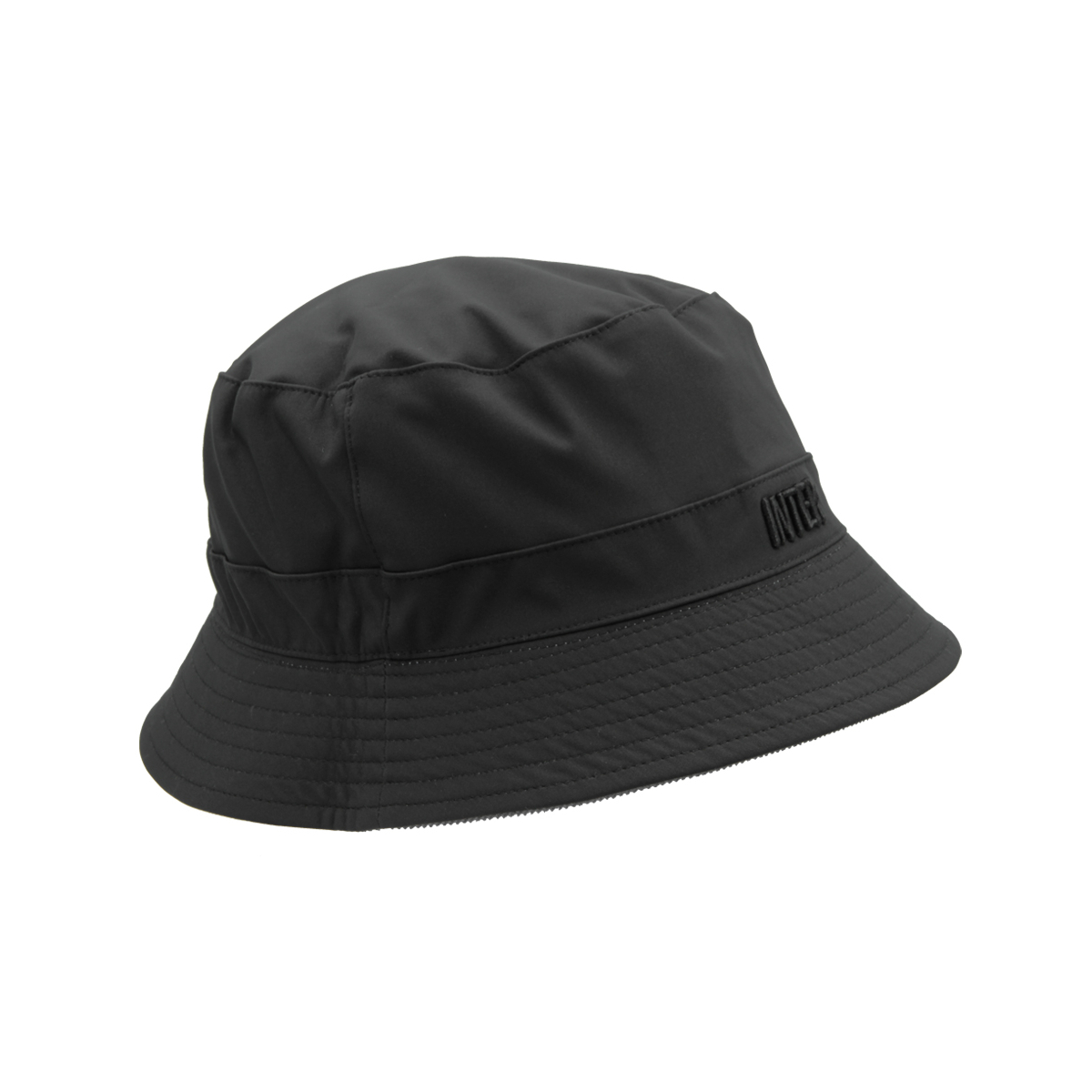 CAPPELLO PESCATORE VELLUTO DOUBLE FACE NYLON RICAMO NERO 50%CO 50%PL INTER