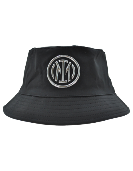 CAPPELLO PESCATORE NYLON DOUBLE FACE LOGO METAL 100%PL INTER