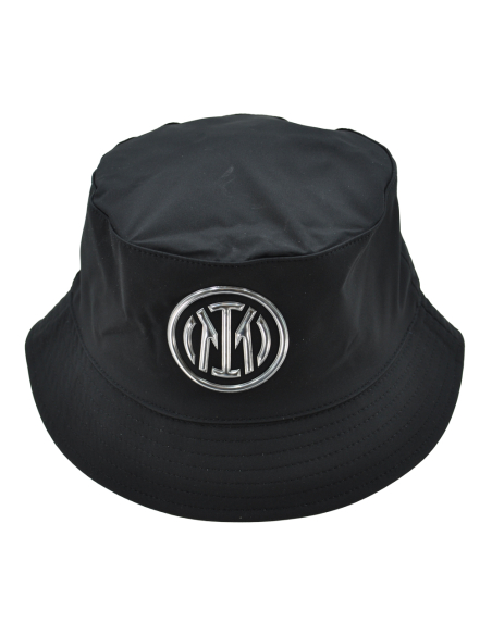 CAPPELLO PESCATORE NYLON DOUBLE FACE LOGO METAL 100%PL INTER