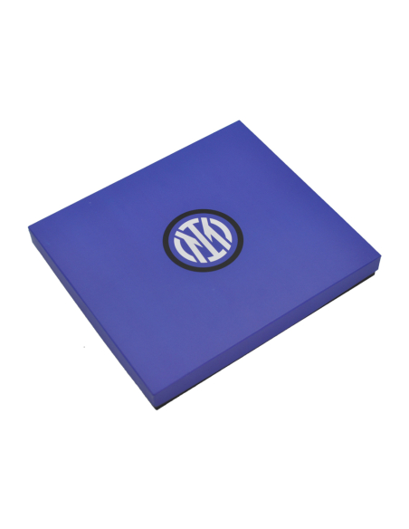 PARURE PORTACARTE E PORTACHIAVI 100%PELLE INTER