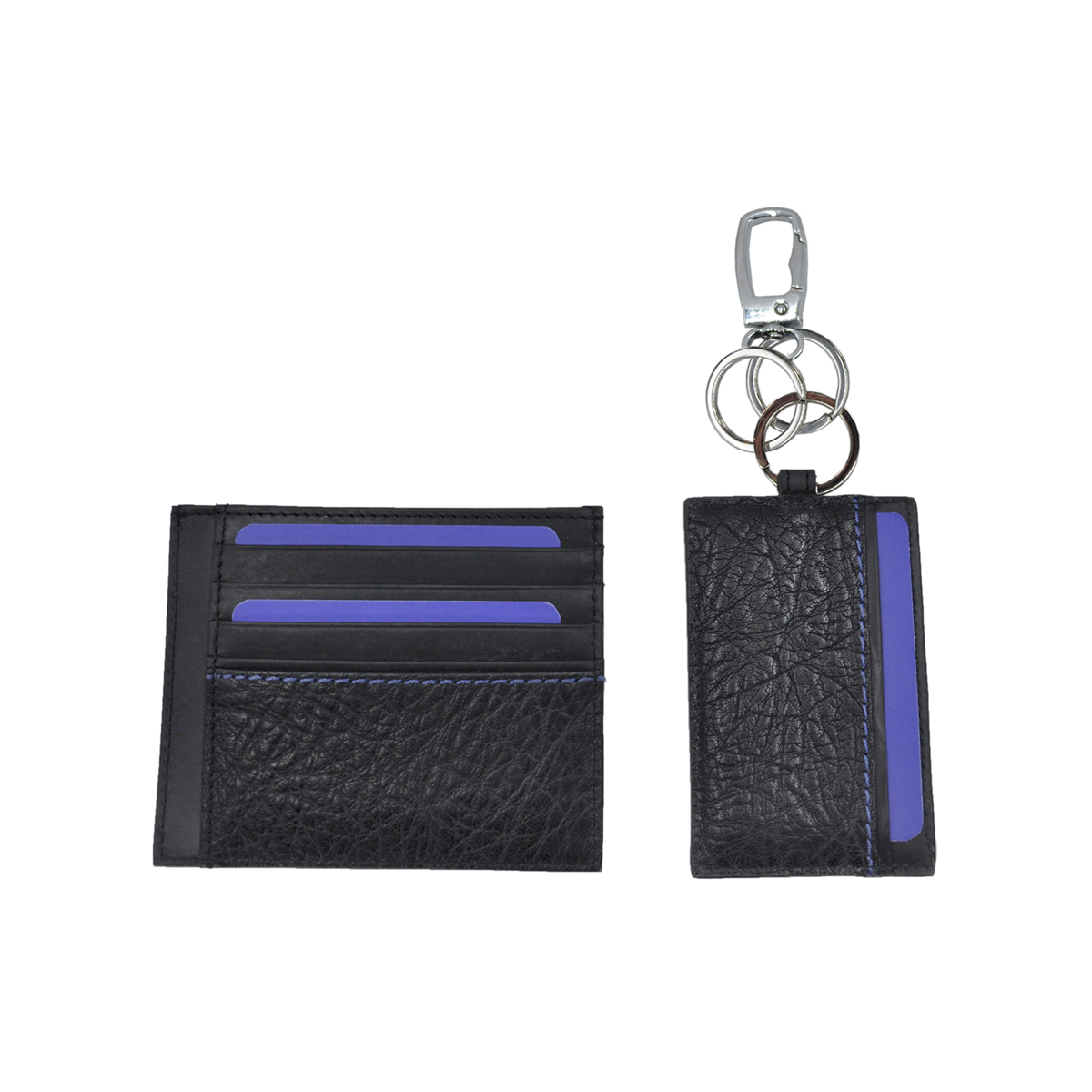 PARURE PORTACARTE E PORTACHIAVI 100%PELLE INTER
