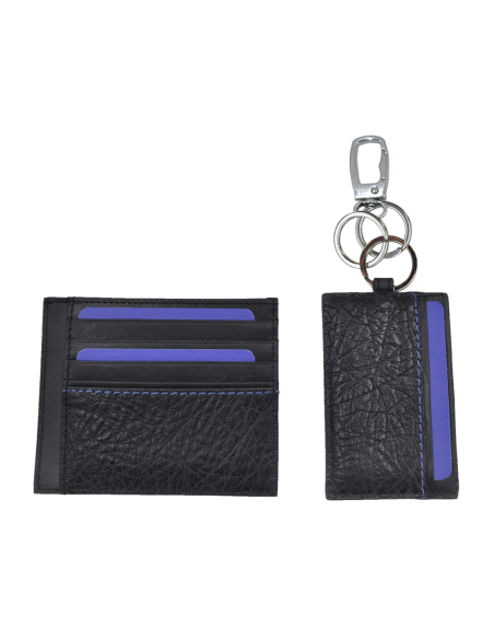 PARURE PORTACARTE E PORTACHIAVI 100%PELLE INTER