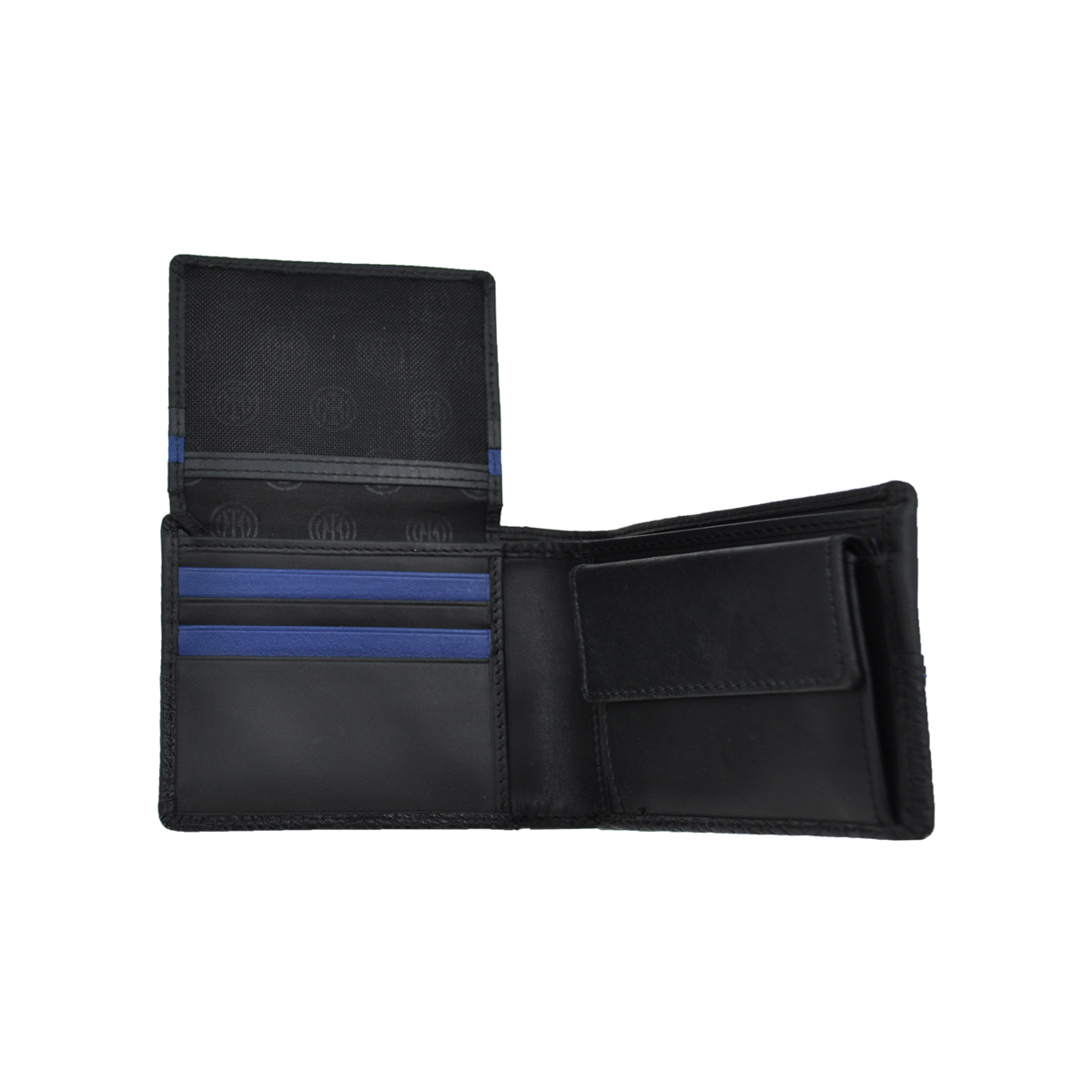 PARURE PORTAFOGLIO SLIM E PORTACHIAVI 100%PELLE INTER
