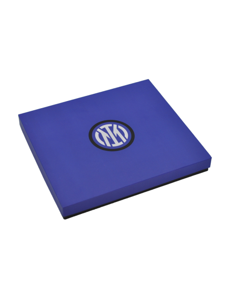PARURE PORTACARTE E PORTACHIAVI 100% PELLE INTER