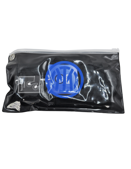 GUANTO UNITO PATCH PELLE RICAMATO INT. PILE 50%PC 50%PL INTER