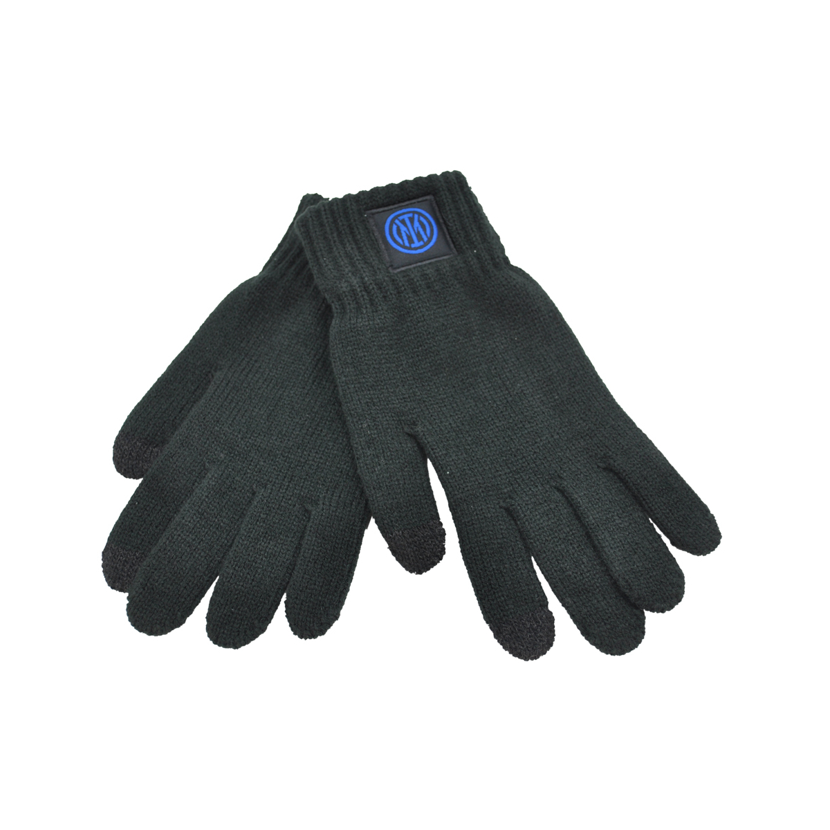 GUANTO UNITO PATCH PELLE RICAMATO INT. PILE 50%PC 50%PL INTER