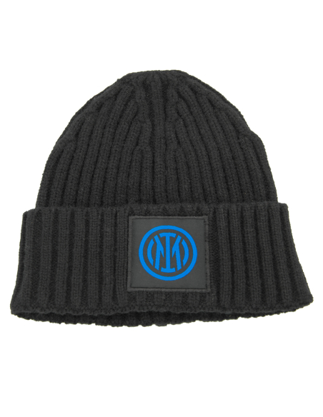 CAPPELLO SKIPPER NERO PATCH TESSUTO 45%PC 30%NY 25%PL INTER