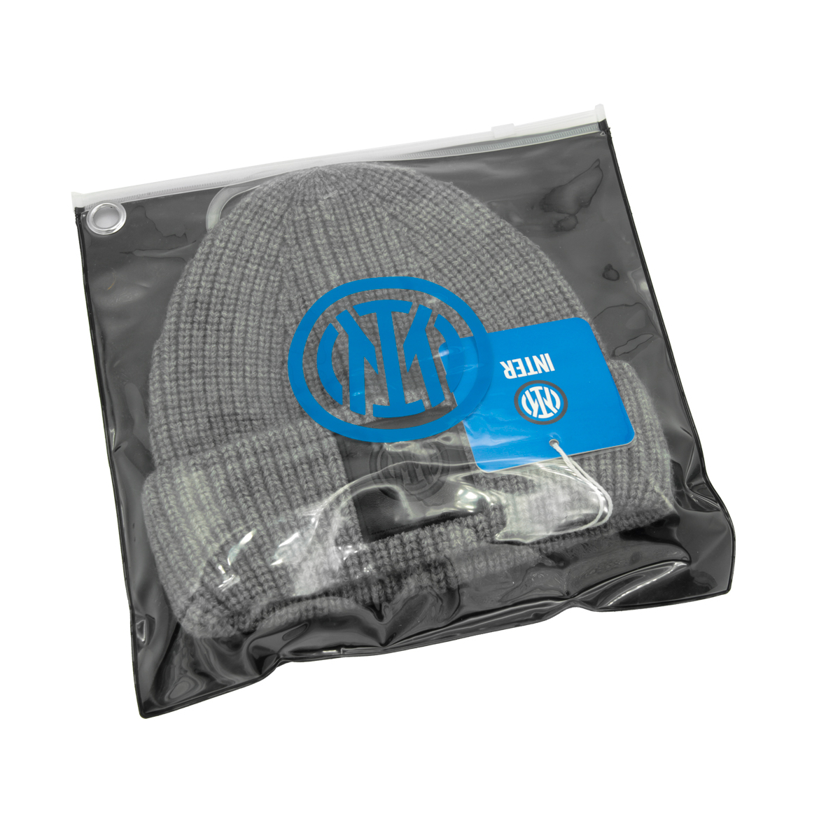 CAPPELLO SKIPPER GRIGIO PATCH PELLE RICAMATO 47%PC 31%PL 22%NY INTER