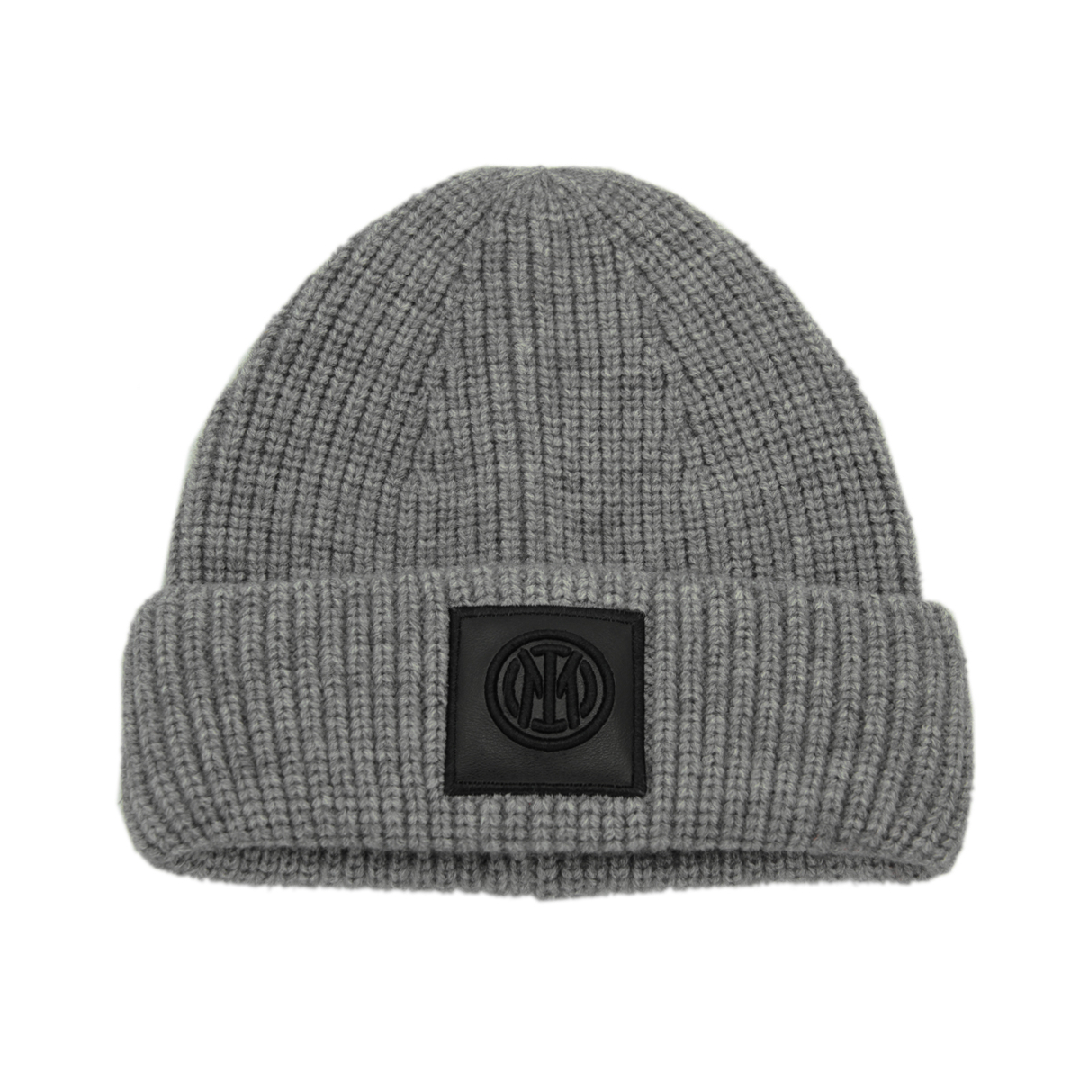CAPPELLO SKIPPER GRIGIO PATCH PELLE RICAMATO 47%PC 31%PL 22%NY INTER